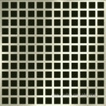 Square hole perforated metal